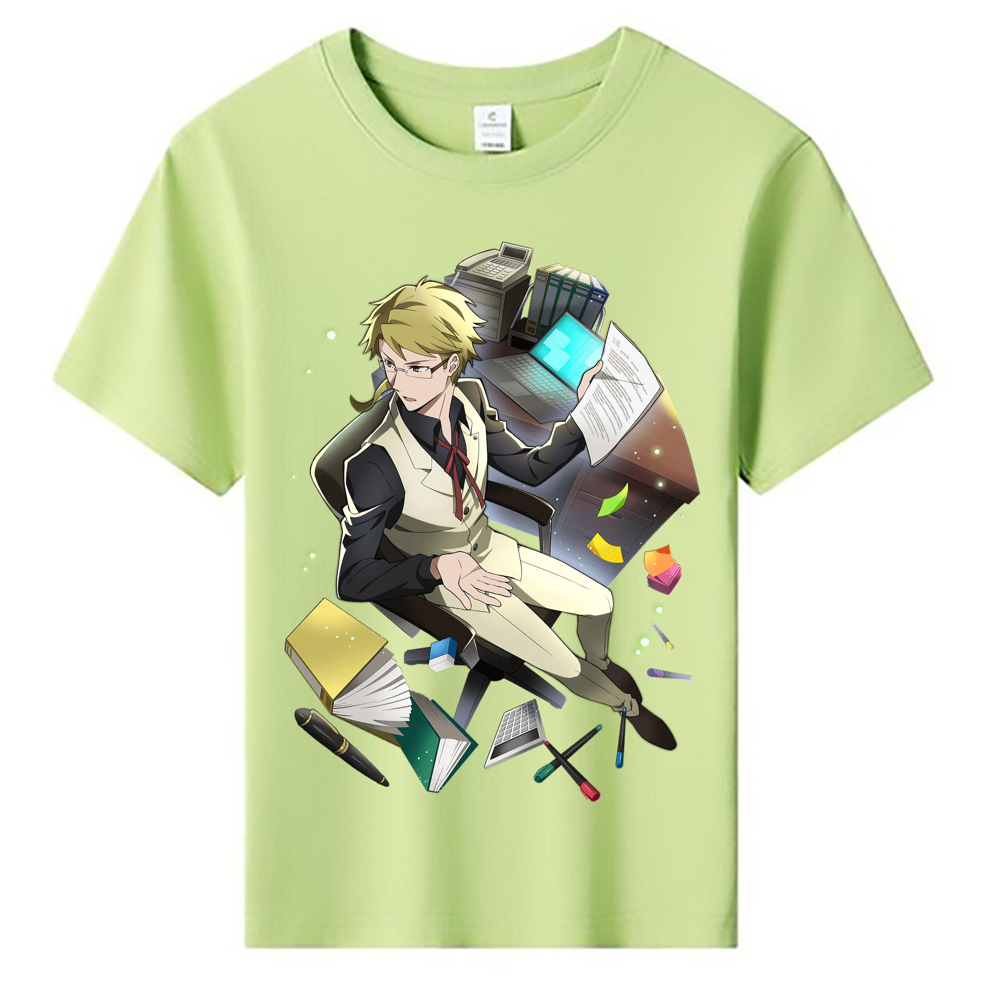 （画像用） 文豪ストレイドッグス Bungo Stray Dogs 綿100％キッズTシャツ（フロントプリント）